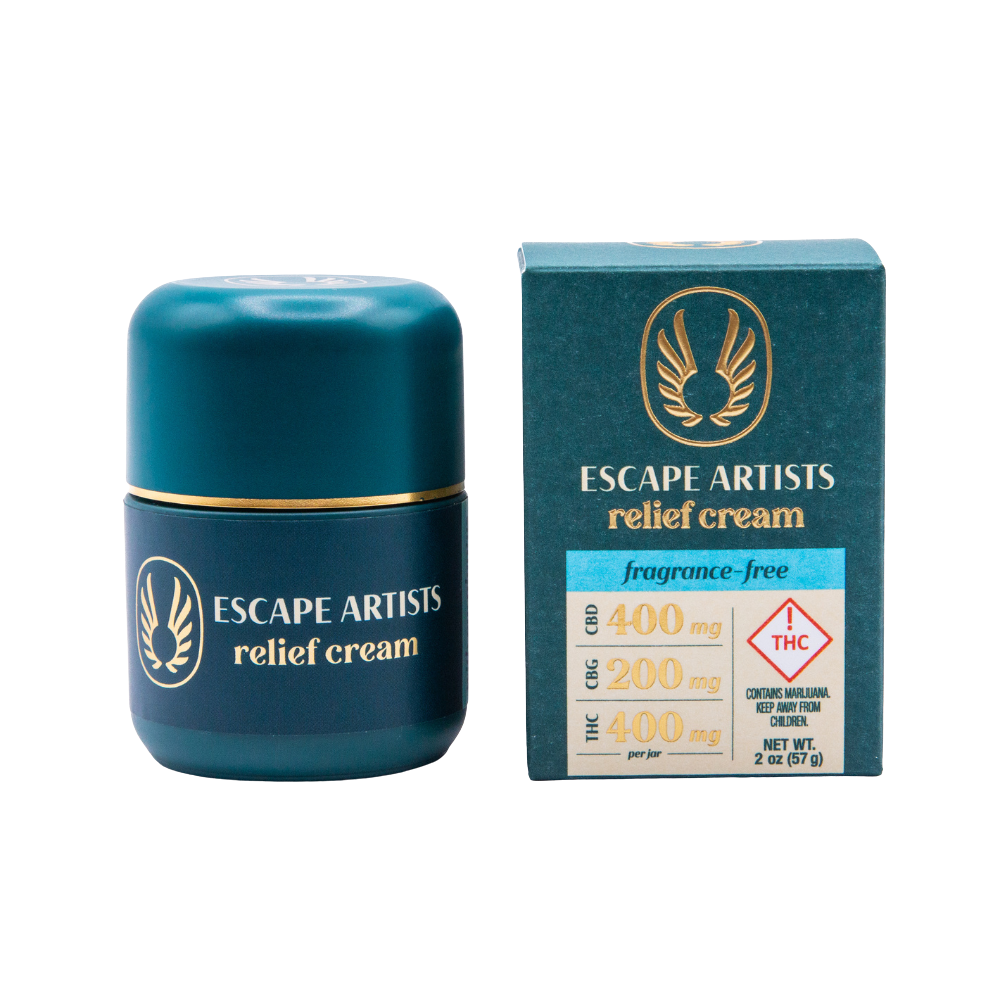 400mg CBD / 200mg CBG / 400mg THC relief cream fragrance-free